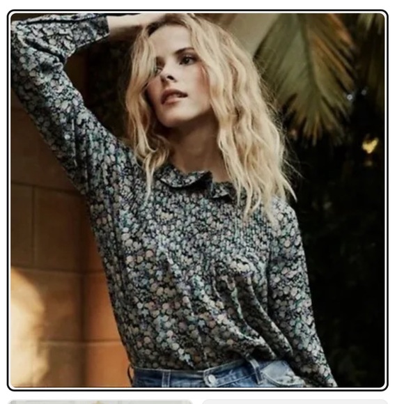 Dôen Plum Blouse in Hardwick Garden SZ XS - Picture 10 of 11